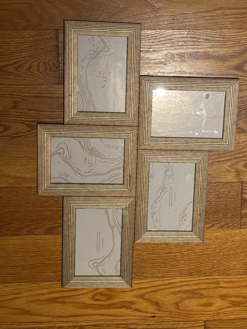 Gold Multi-Opening Photo Frame Collage - Gold